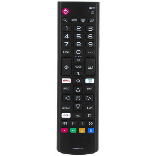 AKB75675311 Алтернативно смарт дистанционно за LG / SMART, NETFLIX, Prime video, MOVIES