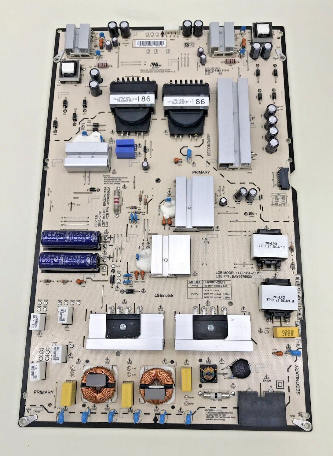 EAY65769301 Power Supply Assembly EPCD28CA1A, 3PCR02660A