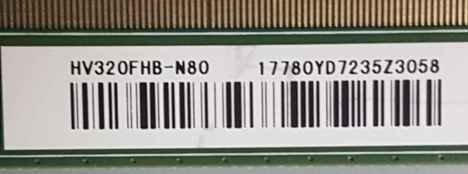 181223611 LCD Display S320HF58 V4 (BOE HV320FHB-N80), TCON HV320FHB-N80 / KDL-32WD755