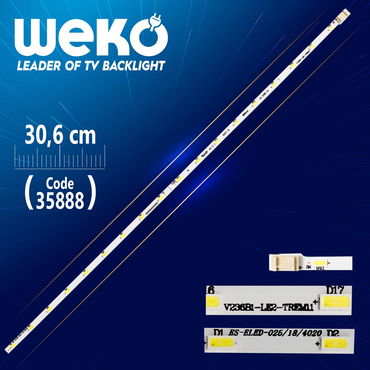 LED V236BJ1-LE2 Backlight 24