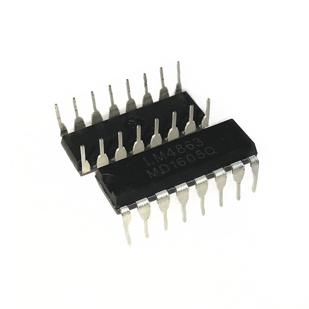 LM4863 DIP-16 IC Dual 2*5W Audio Amplifier Plus Stereo 16pin , 8Ω 1.1W 2.0V to 5.5V