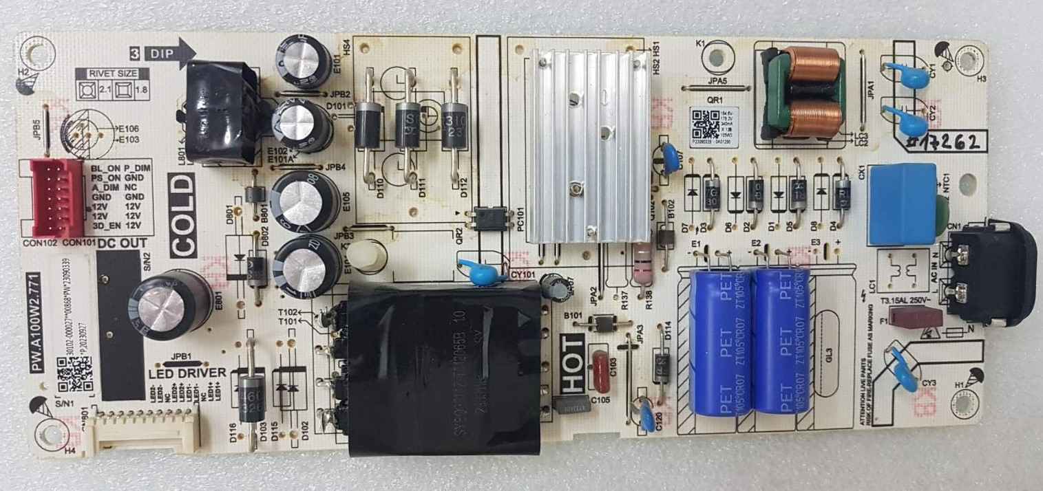 30102-000027 Power Supply PW.A100W2.771 / TCL 58P635X1