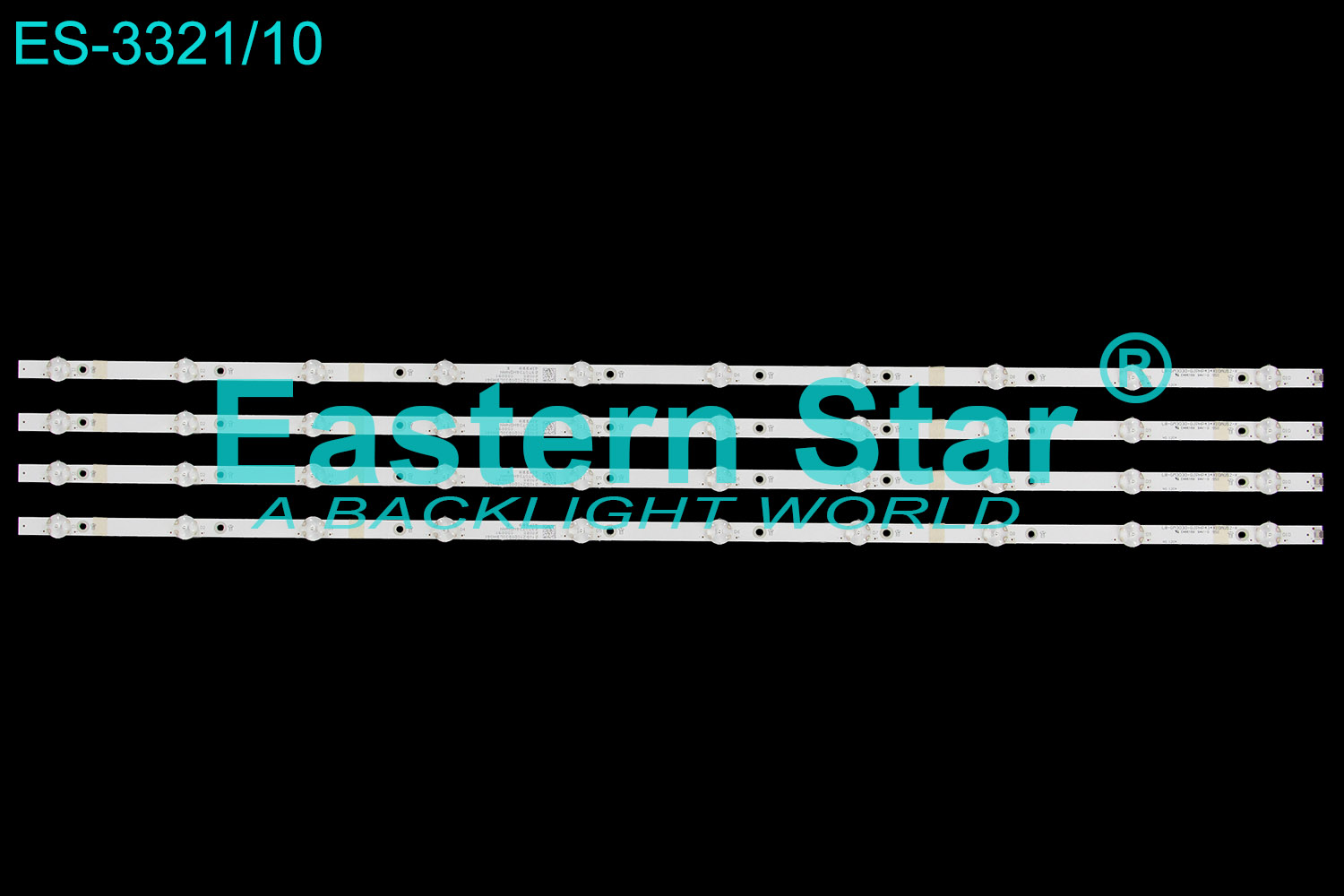 996592001075 LED TPT430U3-EGYSKA.G REV:S3A TPT430U3-EQYSMA.G REV:S3AA, IC-B-AOAG43DA28,10led 3V 840mm