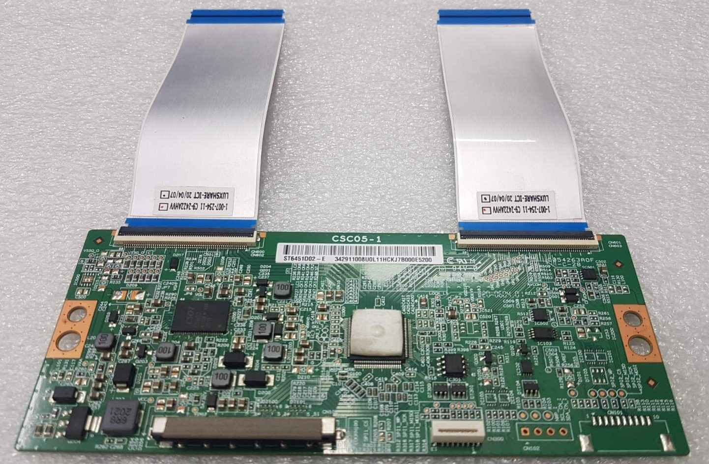 100372721 T-CON(65), CSC05-1 ST6451D02-E, LCD YSAS065CNS01 / KD-65X7055