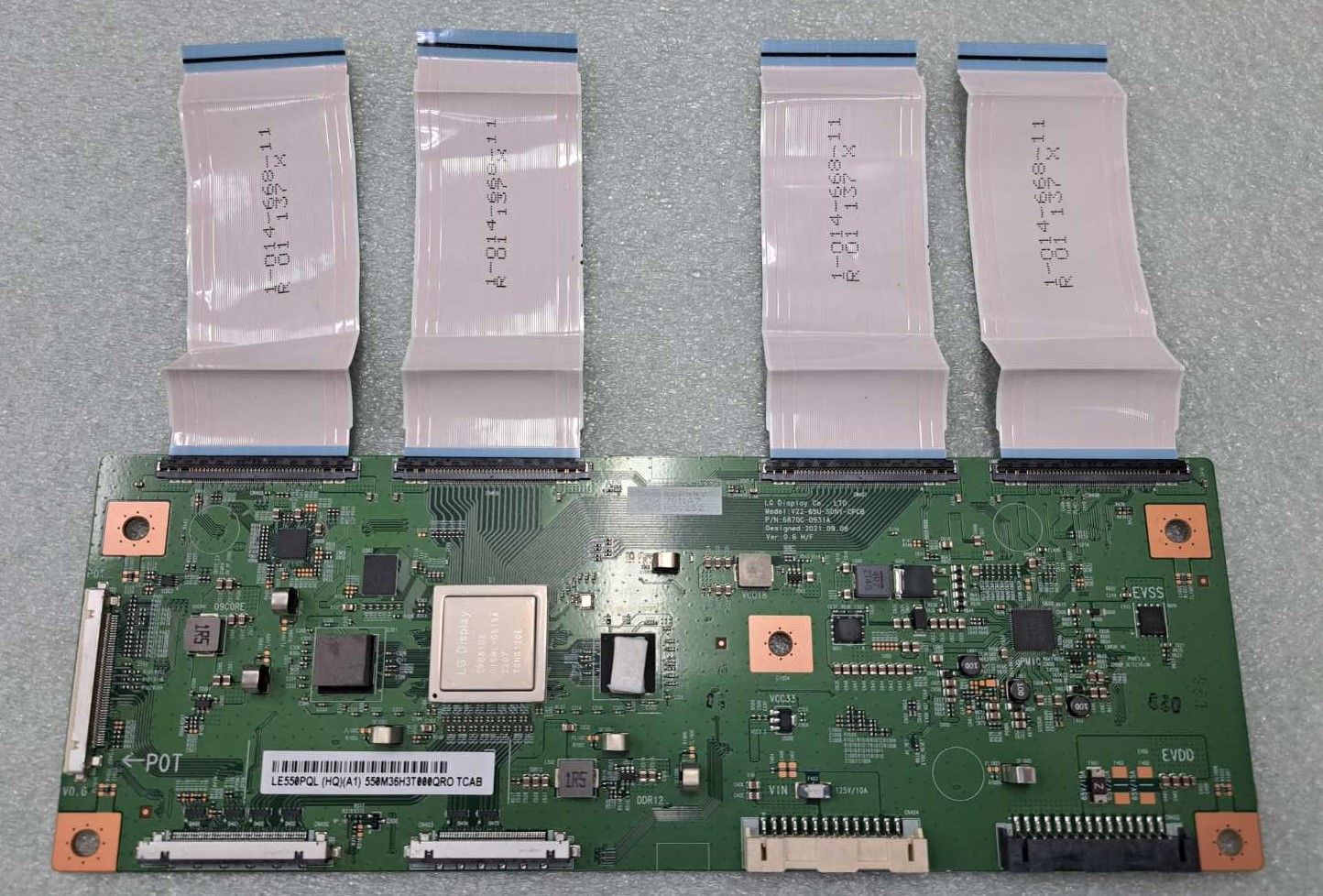 6870C-0931A 5005188 T-CON(55), LE550PQL-HQA1 P-MOD (YDCM055UNG01) / OLED XR-55A83K