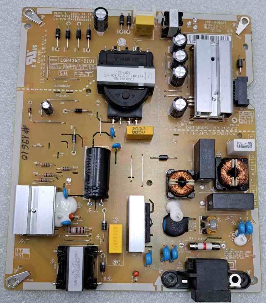 EAY65895567 410MALFLF848 LGP43NT-21U1 EAY65895567 / 43NANO81T3A.BEUFLJP