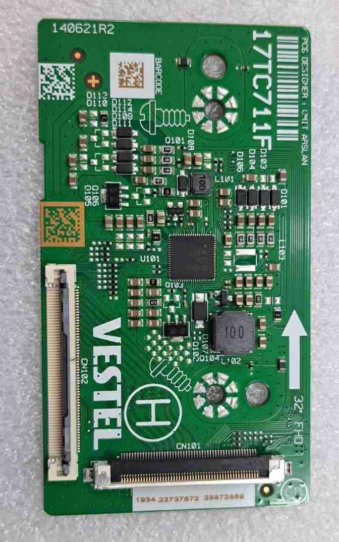 23737572 TCON MD.ASY.17TC711F-R2, LCD PT320CT01-4, 10130758  / 32LK3C63DA