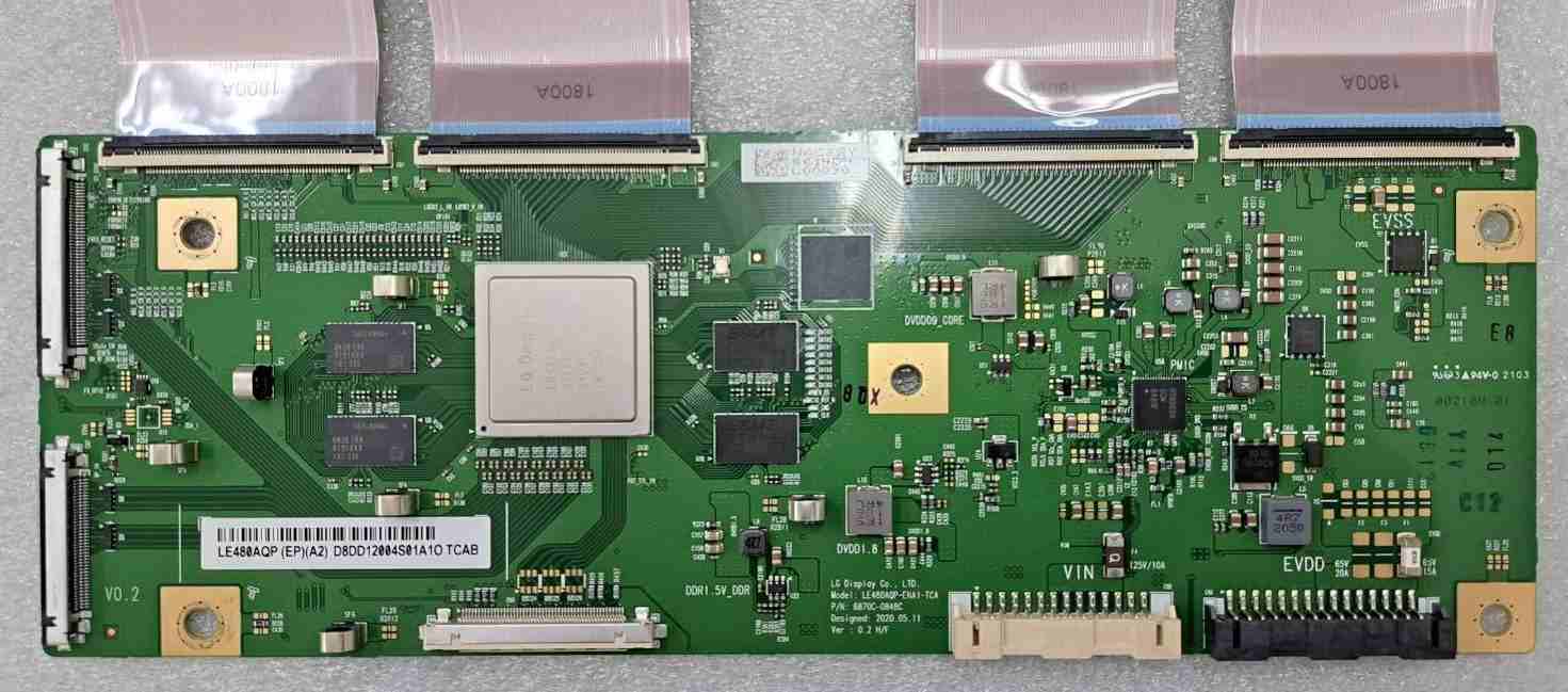 6870C-0848C 6019072 T-CON(48) 6870C-0848C LE480AQP-ENA1-TCA, OLED PANEL LE480AQP-EPA2 / OLED TV KE-48A9