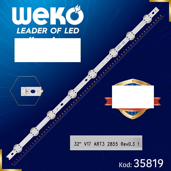 AGF78684201 ALT LED 32 LC320DUE-FKA1 32“ V17 ART3 2855 Rev0.3 1 6916L-2855A ALM, V17 32 8led 660mm / 32LV340C